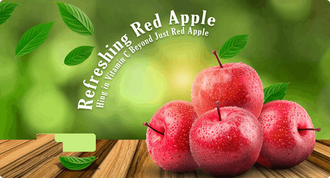 Refreshing Red Apple